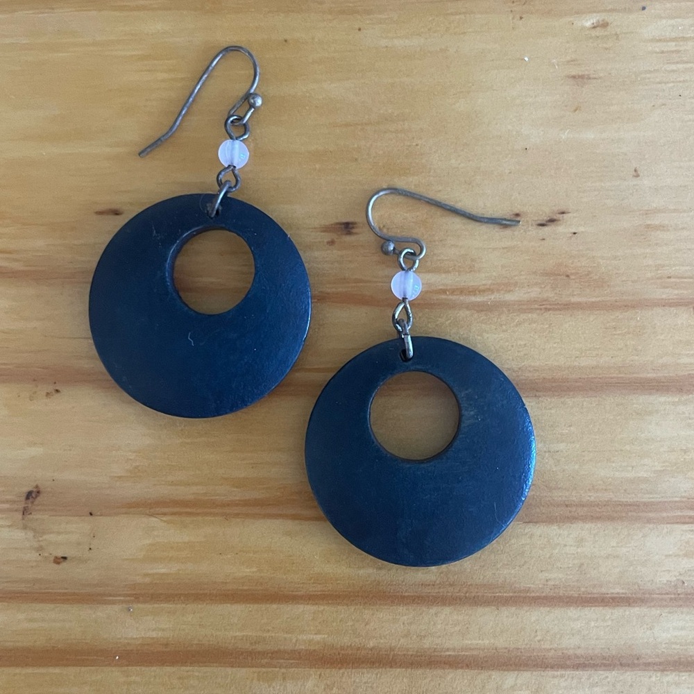 Wooden earrings